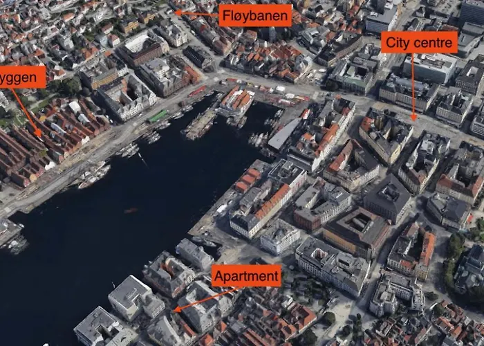 Апартаменты Live In Historic Building - View To Bryggen